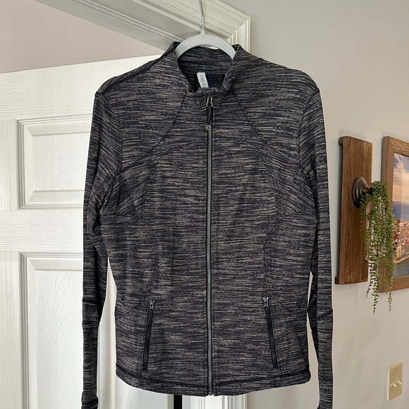 Lululemon Athletica Black Heathered Jacket - Picture 1 of 4